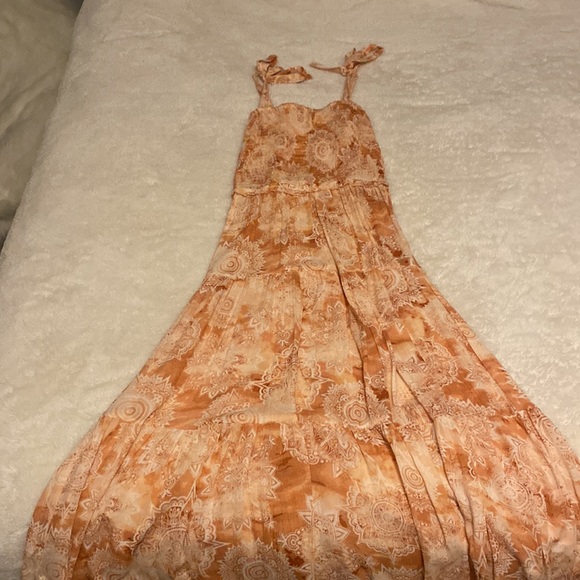 Hawaiian style peach dress from Julie & Joy, size small - Picture 3 of 3